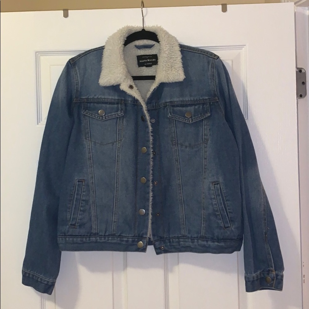 Forever 21 Fur Trimmed Jacket